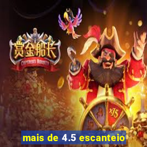 mais de 4.5 escanteio